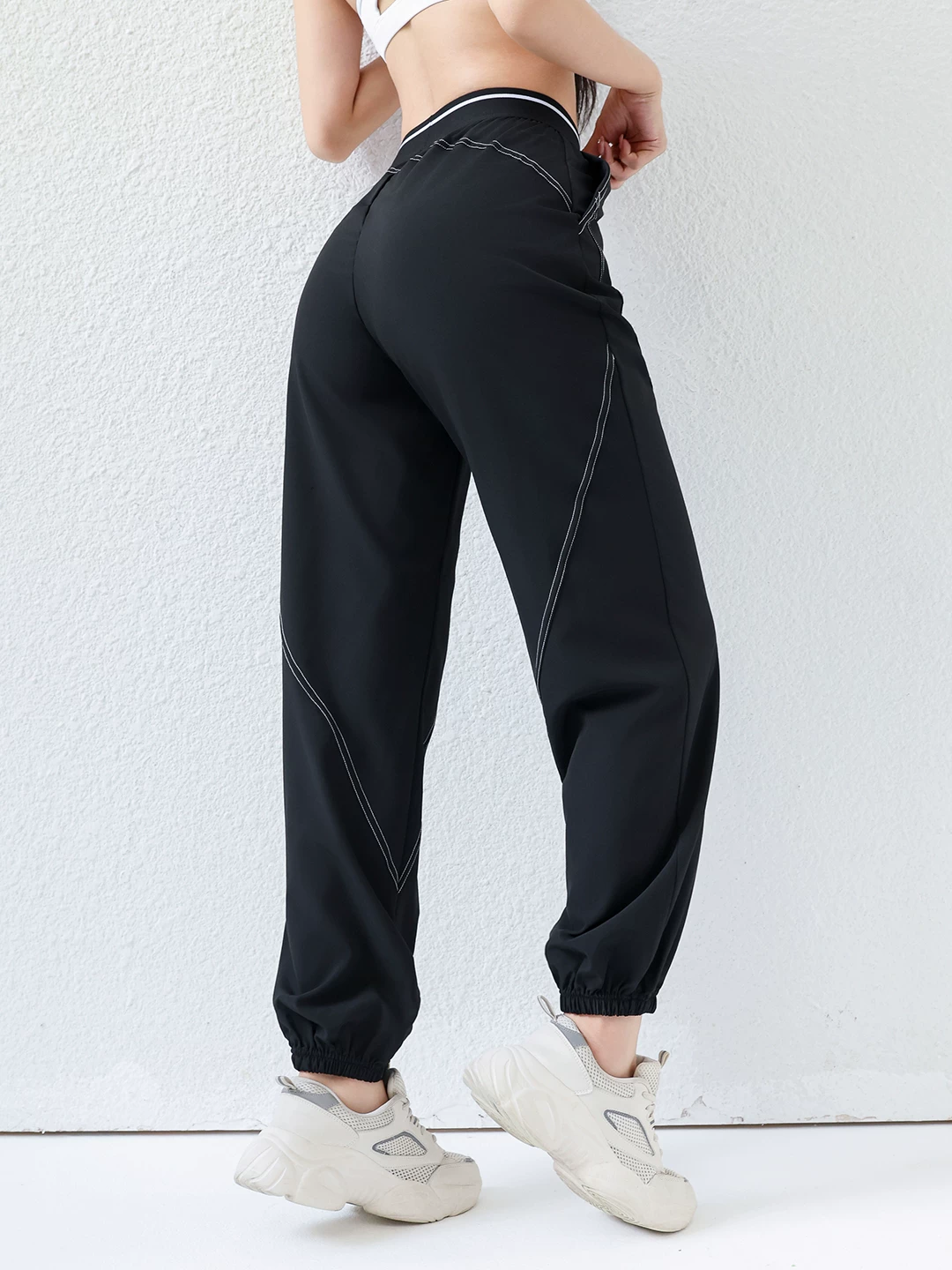 Quần thể thao nữ dáng rộng phong cách mới 2026, quần jogger tập luyện nhanh khô, quần dài tập gym mùa hè