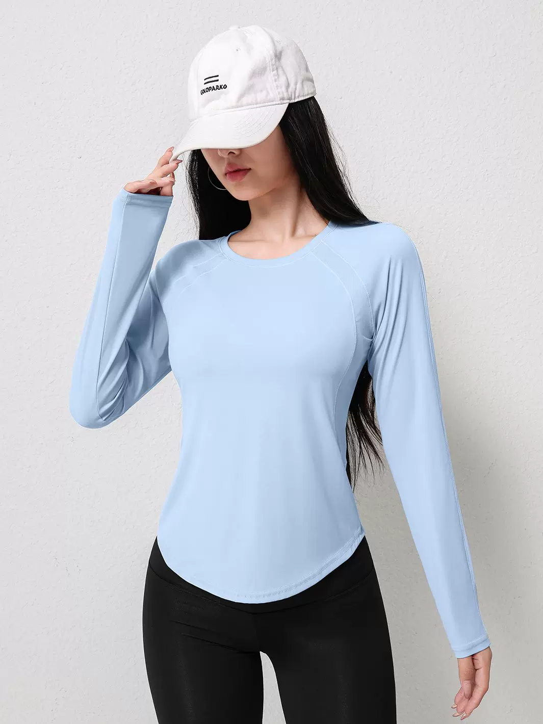 Áo thun thể thao dài tay nữ mùa thu 2026 mới tập gym nhanh khô, thoáng khí, đẹp mắt, thích hợp chạy bộ buổi sáng, tập yoga