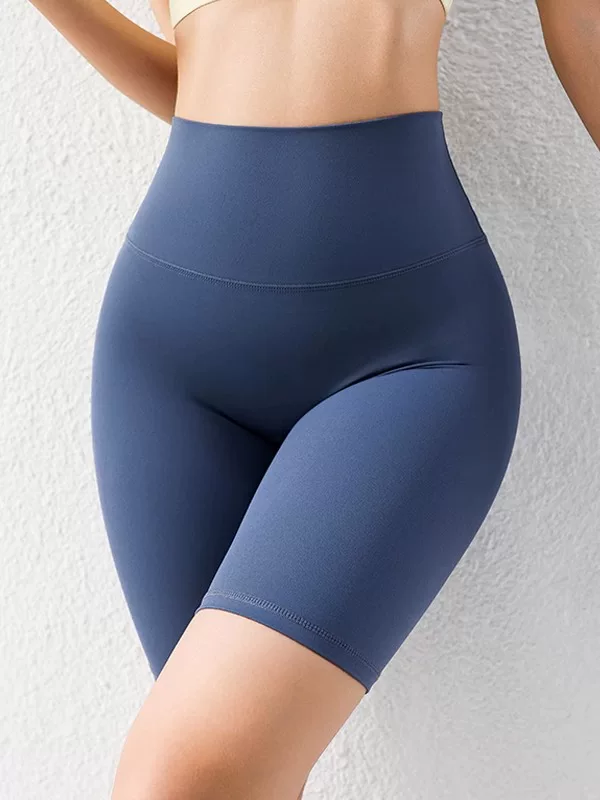 Quần short thể thao co giãn ôm sát, chất liệu mềm mại, cạp cao, nâng mông, thoáng khí, thích hợp cho yoga, chạy bộ, tập thể dục, đạp xe, mặc ngoài trời.