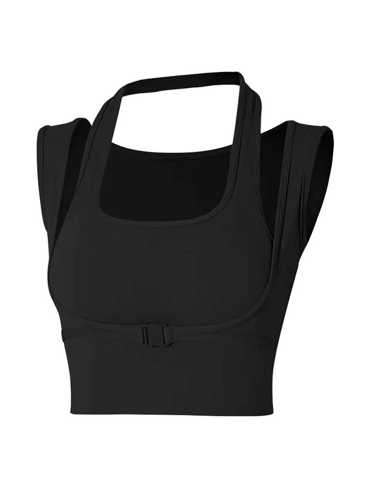 Áo ngực thể thao Jiumai Yipin giúp chỉnh sửa ngực nở hai bên, áo tập yoga chống chảy xệ chuyên nghiệp, áo ngực chống sốc, phổ biến trực tuyến.