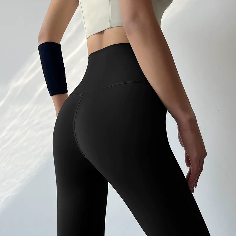 Quần legging tập thể dục cạp cao, nâng mông, bó bụng, co giãn cao, ôm sát, cảm giác như không mặc gì, chất liệu co giãn, nhanh khô, quần capri yoga ôm sát dành cho nữ.