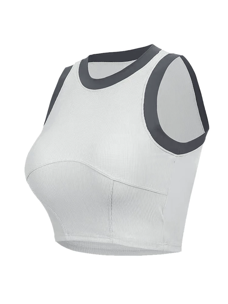 Áo vest thể thao Jiumai Yipin dành cho nữ, áo ngực tập yoga mặc bên trong, áo vest tập yoga cường độ cao chống sốc.