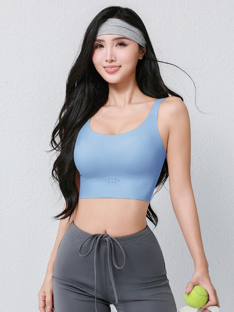 Áo ngực thể thao liền mạch định hình và điều chỉnh vòng ngực lớn, chống sốc cường độ cao, kiểu áo ngực thể thao dành cho nữ, áo ngực tập yoga, áo ngực thể hình, áo ngực làm đẹp, cỡ lớn