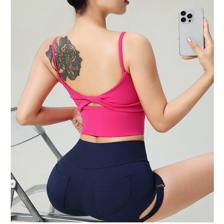[Bộ sưu tập hàng thanh lý] Áo thể thao nhanh khô, thoáng khí, áo tập yoga, quần short tập thể dục dành cho nữ.
