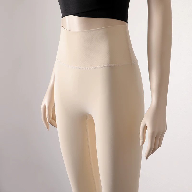 Quần legging bó sát cạp cao dành cho nữ, trang phục tập thể dục chạy bộ mùa thu, quần yoga mặc ngoài, quần thể thao nâng mông nhanh khô.