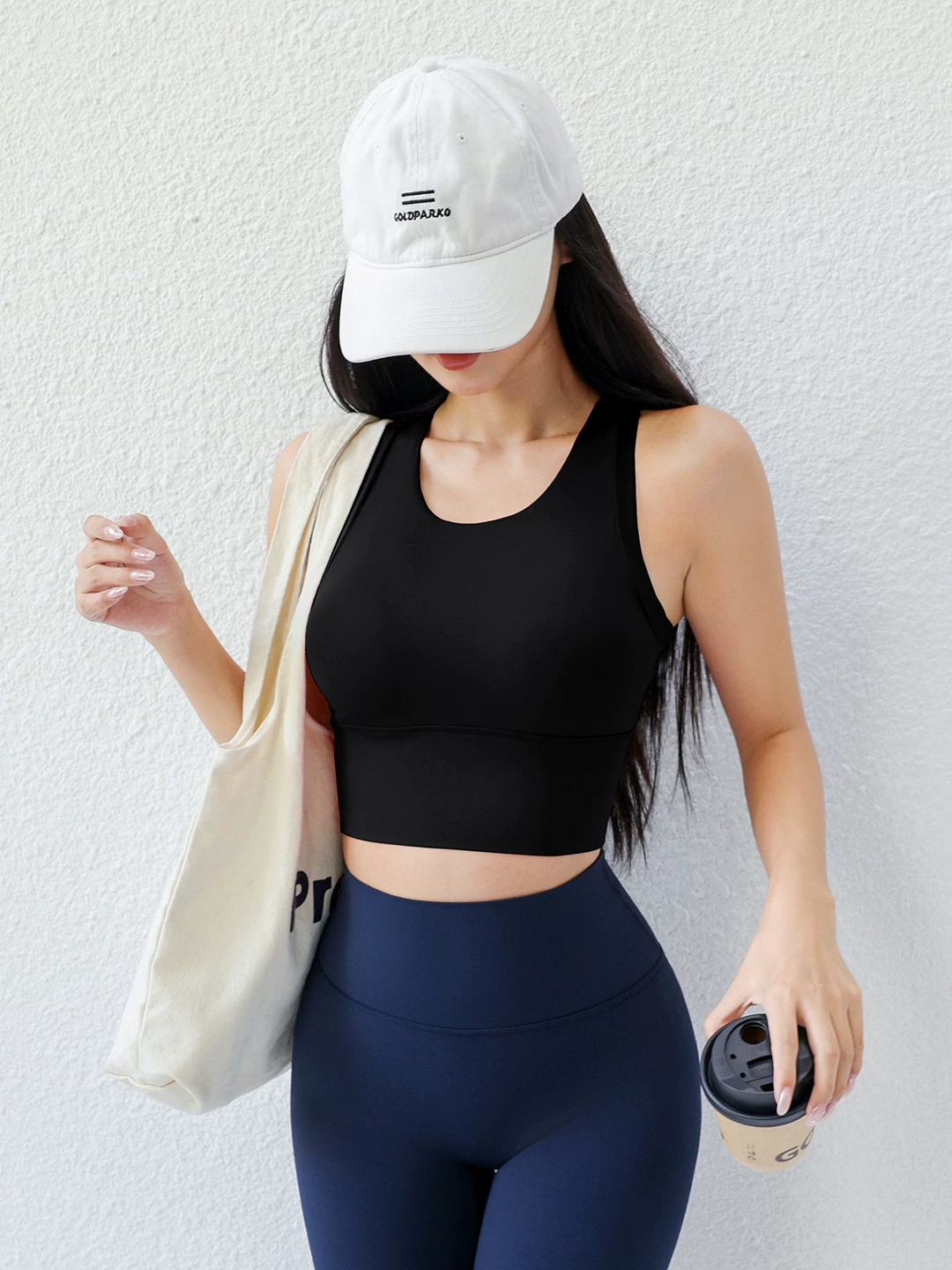 Áo ngực thể thao hai mảnh chống sốc dành cho nữ, áo ngực thể thao một mảnh màu sắc tương phản, bộ quần áo tập yoga chạy bộ