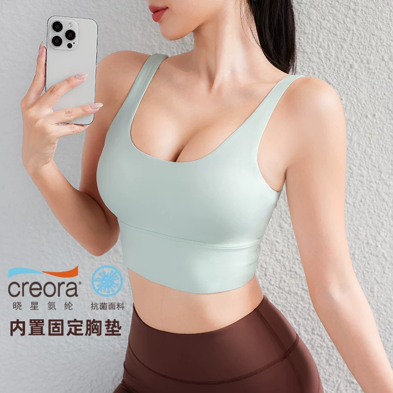 Áo ngực thể thao cường độ cao dành cho nữ, chống sốc và chống chảy xệ, áo tập yoga ngực lớn, áo ngực tập thể dục chạy bộ đa năng