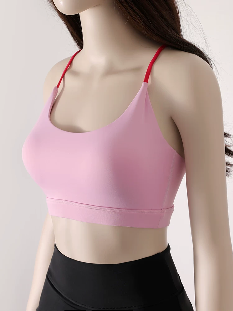 Áo ngực thể thao đa năng, cường độ cao, dây mảnh, thiết kế lưng đẹp, áo tập yoga nữ, áo tập Pilates.