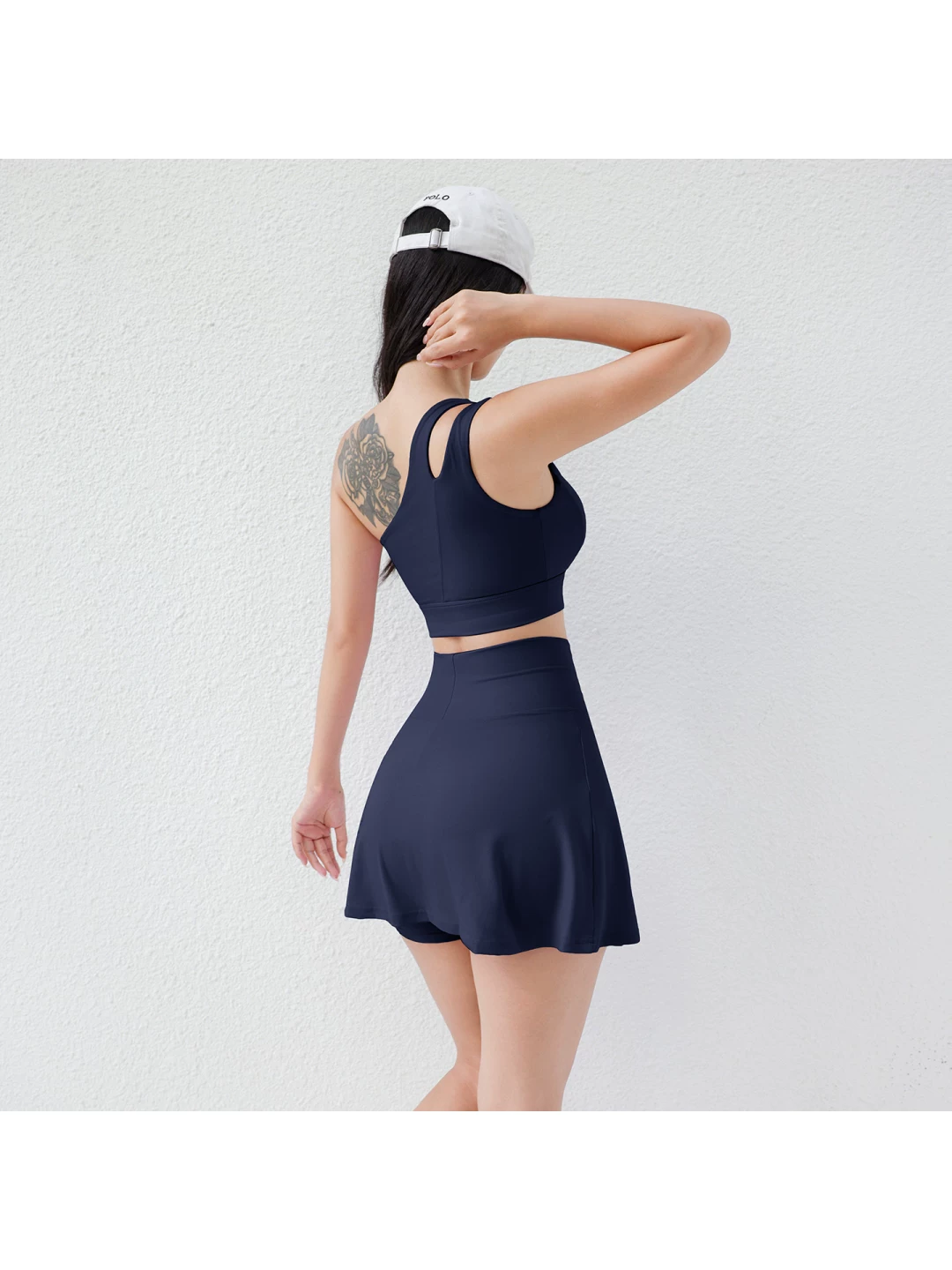 Áo ngực thể thao một dây kiểu mới mùa hè châu Âu và Mỹ dành cho nữ, áo ngực thể thao yoga kiểu dáng xu hướng, có đệm ngực.