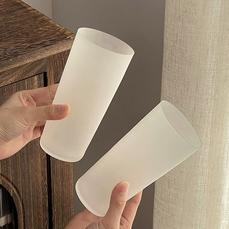 Ly thủy tinh xiên siêu mỏng mờ kiểu Nhật dùng trong gia đình, ly highball, ly Colin, ly cocktail whisky, ly nước ép