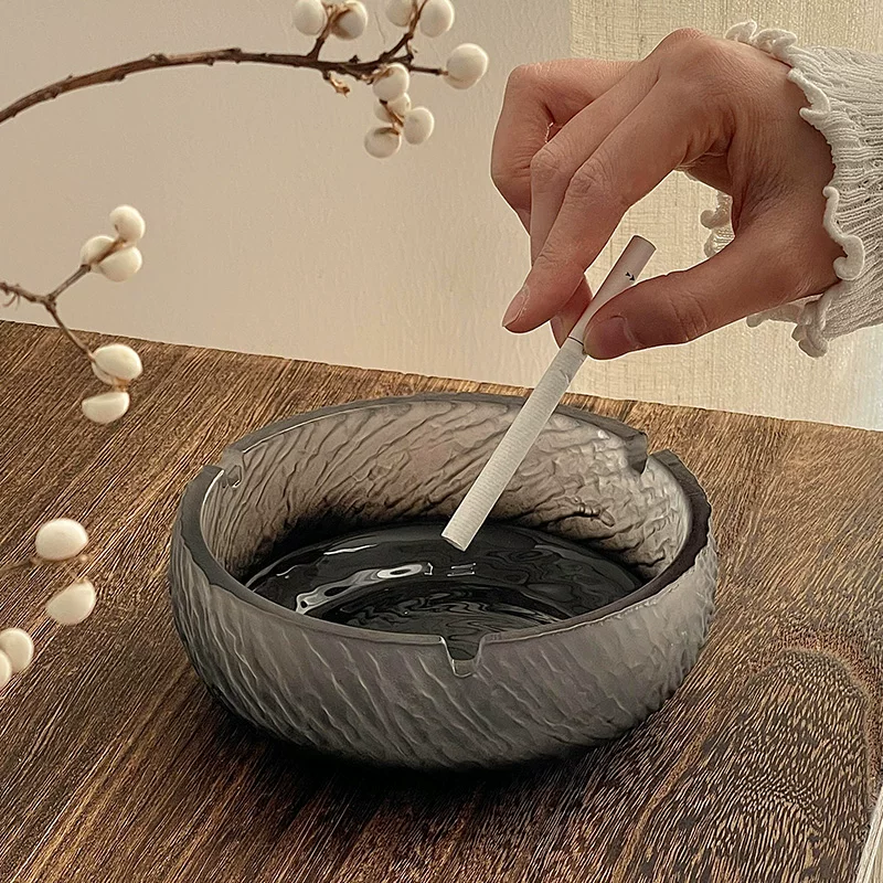 Gạt tàn cao cấp dùng trong nhà, gạt tàn thanh lịch và sang trọng, chống tro bay, nhẹ nhàng sang trọng, trang trí sáng tạo và thời trang.