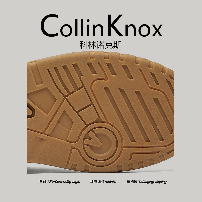Giày thể thao thời trang CollinKnox 2025 mùa thu mới dành cho nam và nữ, giày đôi đế dày, được khuyến nghị cho thị trường chuyên biệt.