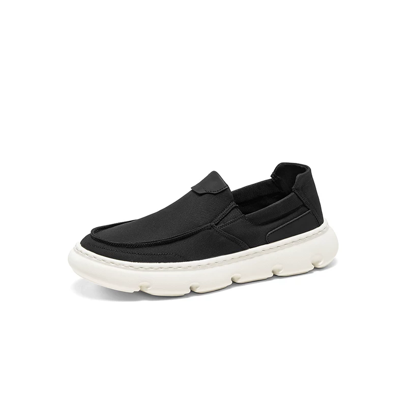 【Trang phục đi chơi】CollinKnox 2026 Giày lười mới mùa hè 2026 Vải lụa băng Giày nam thông thường nhẹ nhàng