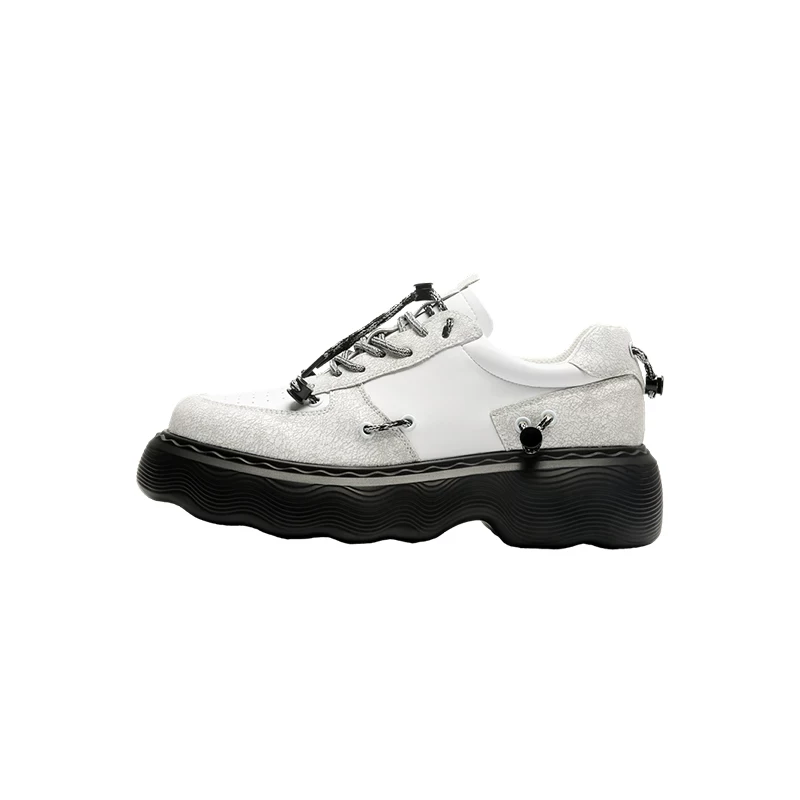 【Phong cách đường phố thời thượng】Giày CollinKnox 2025 mùa thu mới hợp thời trang dành cho nam giới, giày thể thao màu trắng kiểu dáng đa năng phối màu.