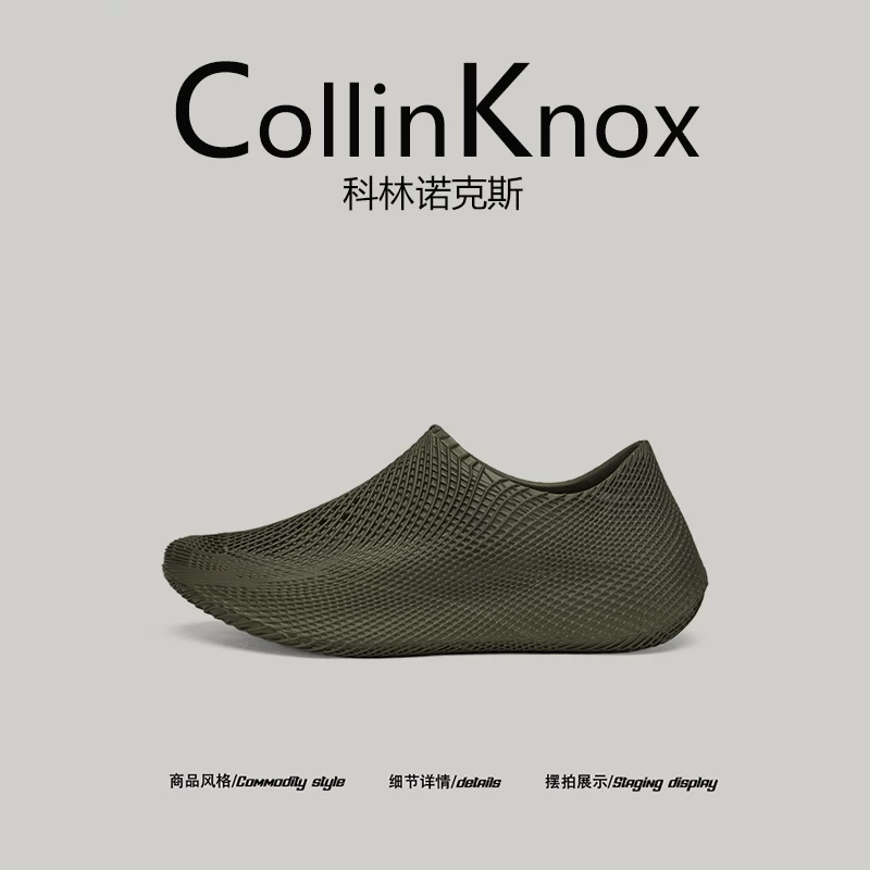 【Phong cách hợp thời trang】Giày Clog mới mùa hè 2026 của CollinKnox dành cho nam, Giày đầu bếp, Dép chống thấm nước và chống dầu.