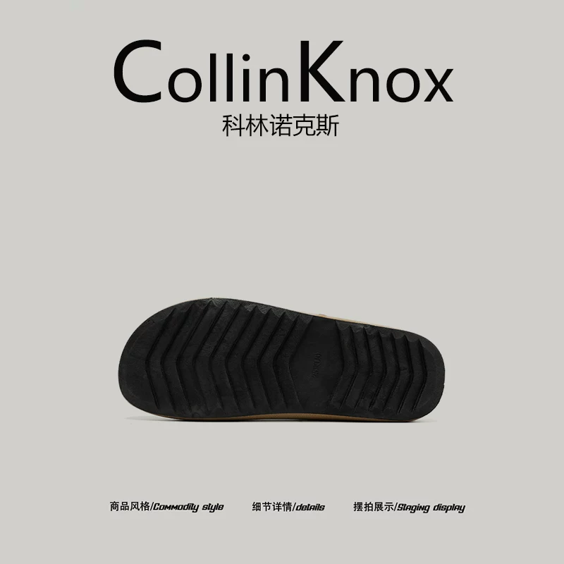 [phong cách cổ điển và đa năng] Dép Birkenstock mùa hè mới của CollinKnox2025 dành cho nam, giày mule dễ mang đi làm và đi lại hàng ngày
