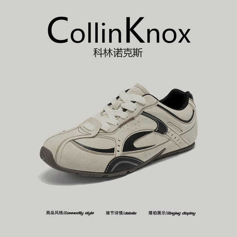 [Phong cách xu hướng mùa hè] CollinKnox2025 thương hiệu thời thượng mùa hè mới của Đức dành cho nam giới, giày Forrest Gump màu trắng nhẹ