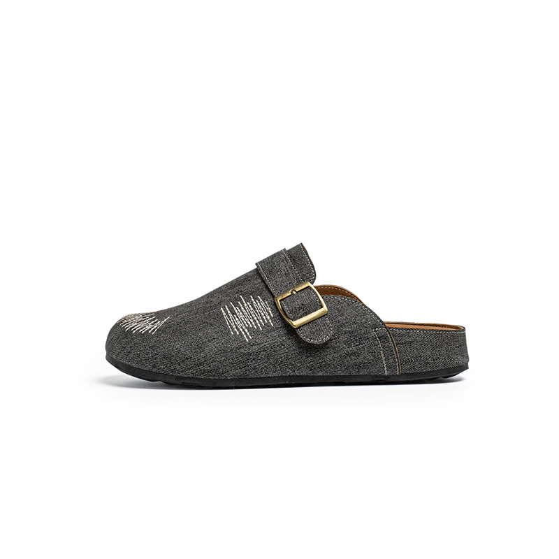 【Đa năng khi sử dụng ngoài trời】Giày Birkenstock nam mới mùa hè 2025 của CollinKnox mang lại cảm giác cao cấp, kiểu dép lê nửa quai.