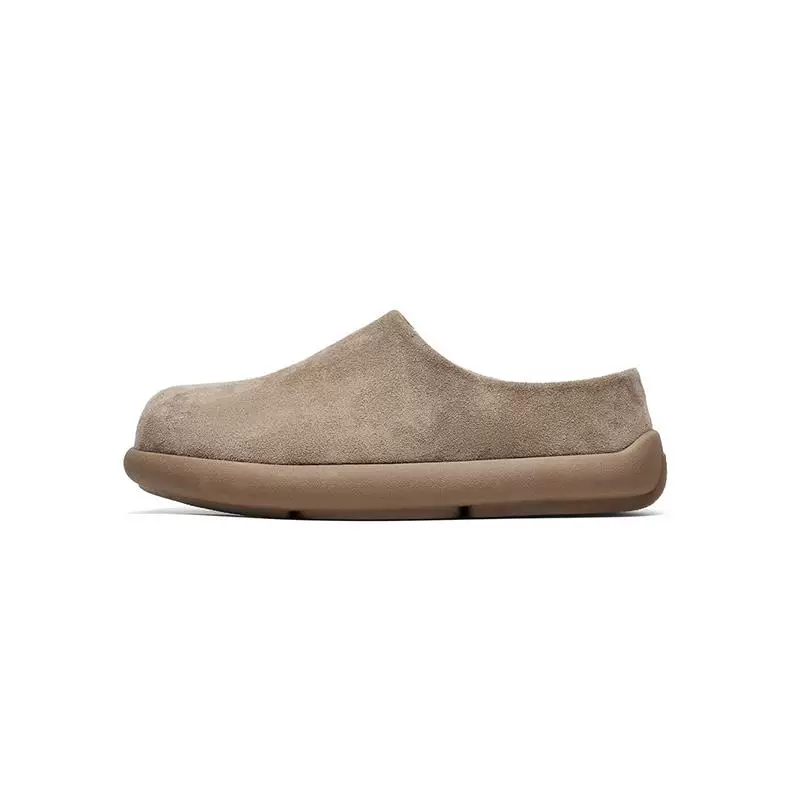 [Trọng lượng nhẹ và chống trơn trượt] Giày Birkenstock mới mùa xuân CollinKnox2026 dành cho nam, dép nửa mũi kiểu retro mule toe-cap