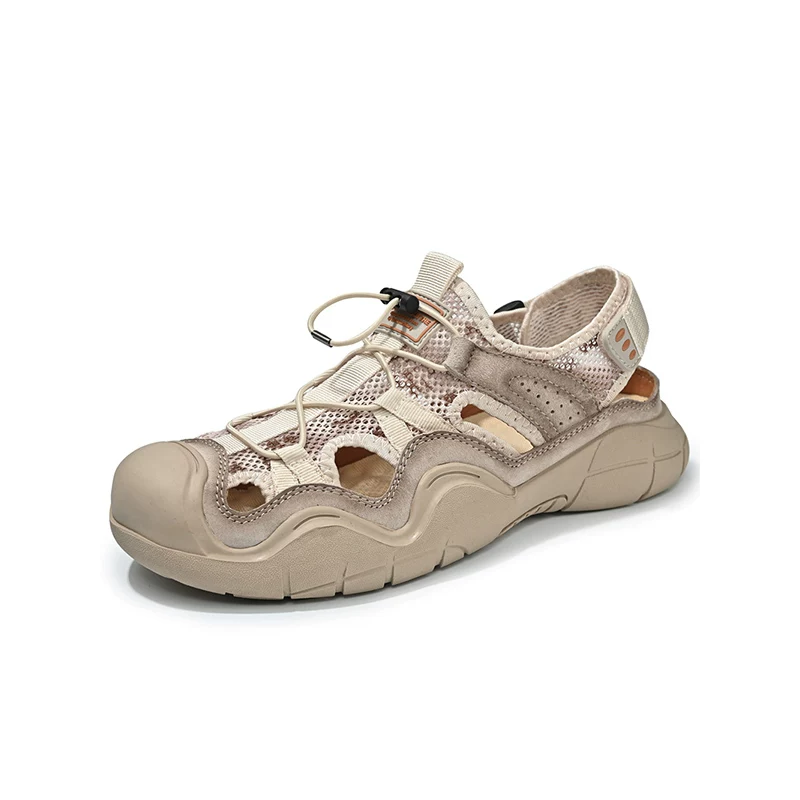 [Da thật cao cấp] CollinKnox 2026 Giày sandal nam mới mùa xuân ngoài trời Giày đi biển dày chống trượt