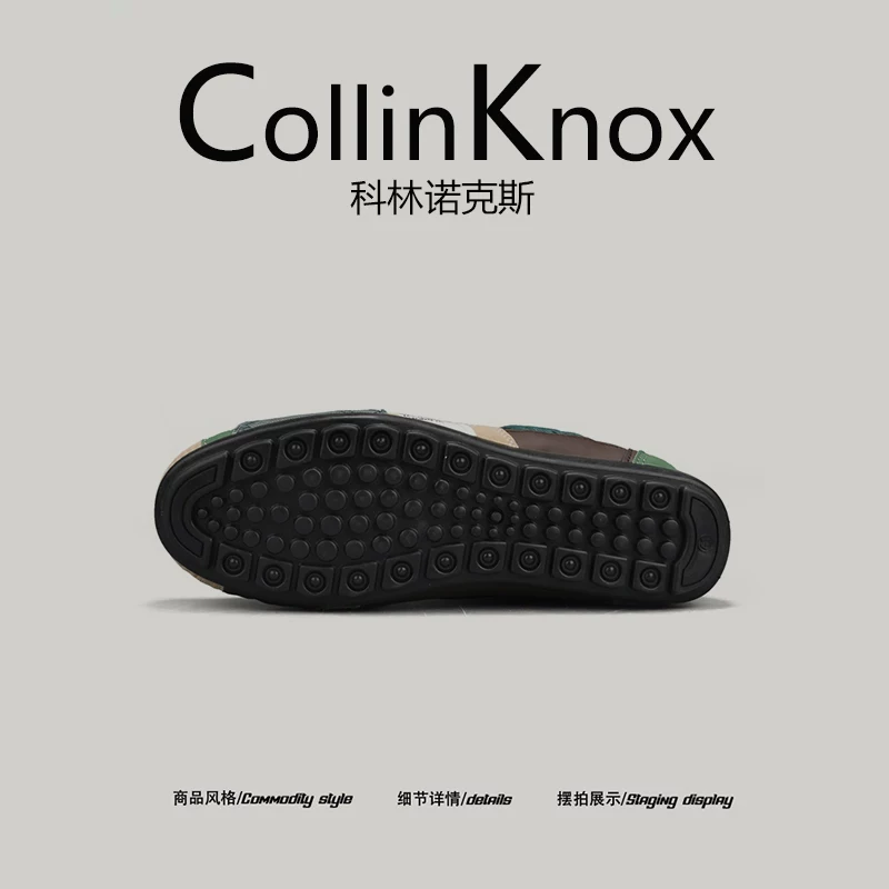 [Được khuyến nghị cho thị trường chuyên biệt] Giày thể thao nam cao cổ CollinKnox 2026 mùa xuân mới, giày thời trang, giày phong cách Hàn Quốc