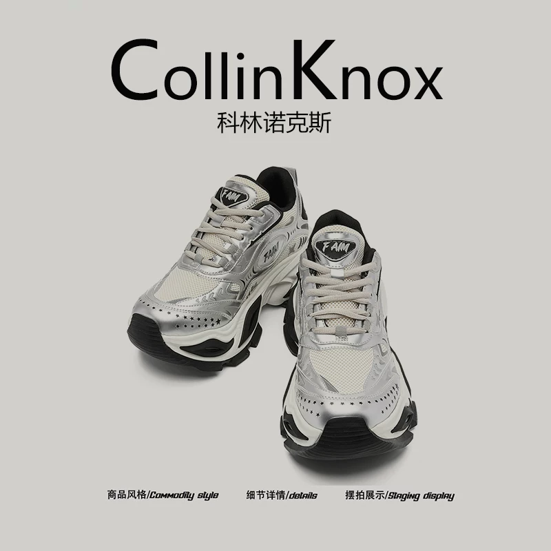 [Khuyến nghị hấp dẫn] Giày thời trang mới mùa xuân 2026 của CollinKnox dành cho nam và nữ, Giày thể thao màu đỏ năm con Ngựa