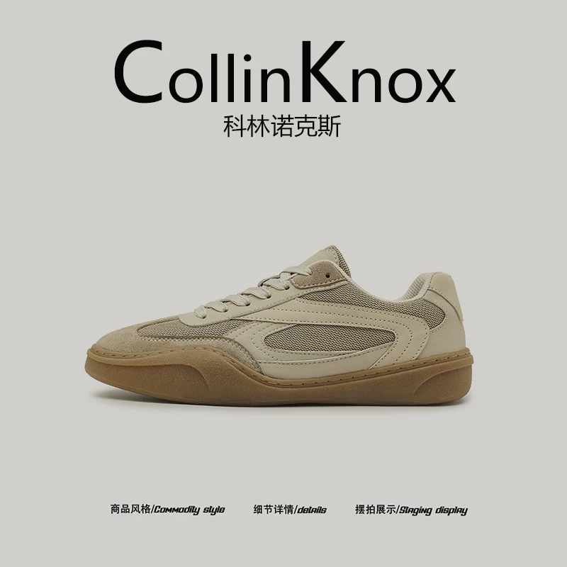 【Sản phẩm mới hợp thời trang】CollinKnox2026 Giày thể thao Forrest Gump có bề mặt lưới mới mùa xuân 2026 Giày thể thao đế cao su dành cho nam của Đức