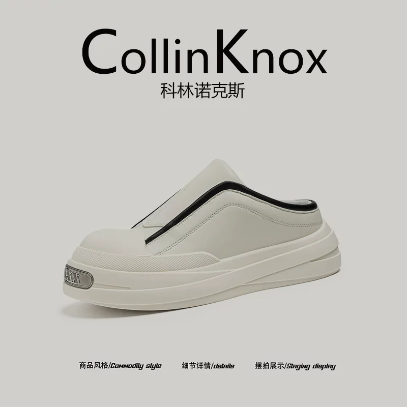 【Đa năng khi đi lại】Giày thể thao nam mới mùa hè CollinKnox 2026 với thiết kế hở mũi và giày thường ngày mũi rộng.