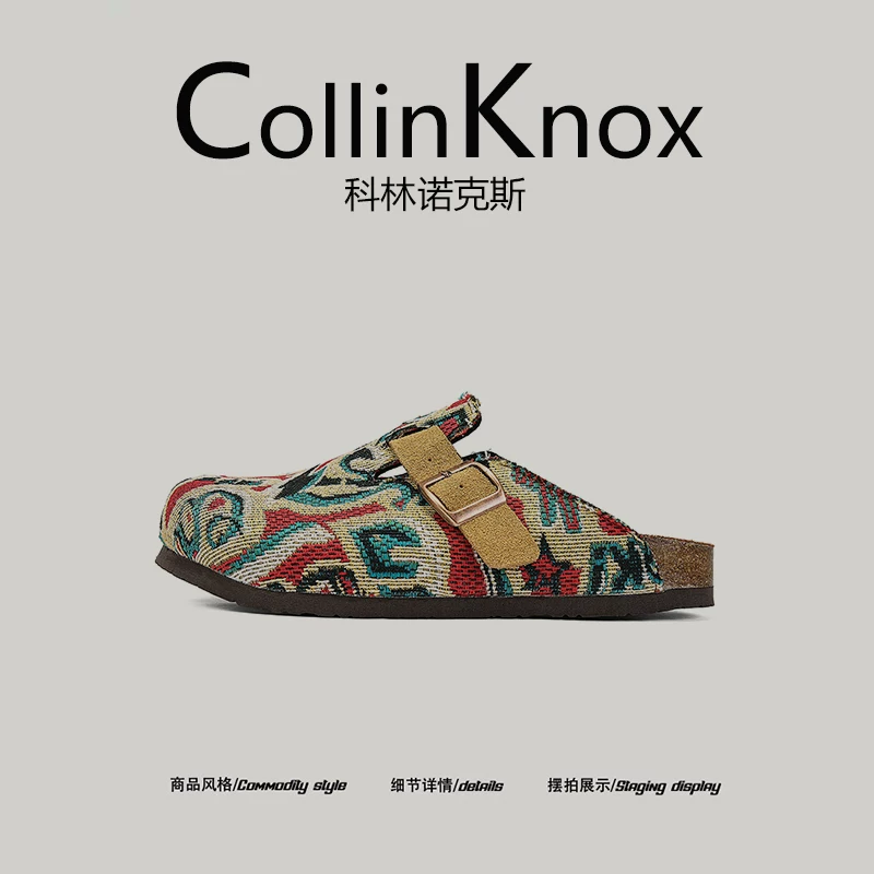 【Hàng hiếm】Giày thường ngày kiểu Birkenstock dành cho nam giới mới của CollinKnox mùa hè 2026