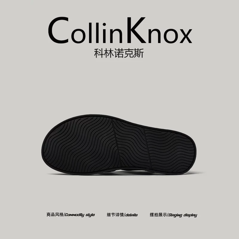[Capture the Lazy Style] CollinKnox 2026 Giày đi biển nam mới mùa hè 2026 Giày đi biển cỡ lớn khoét lỗ