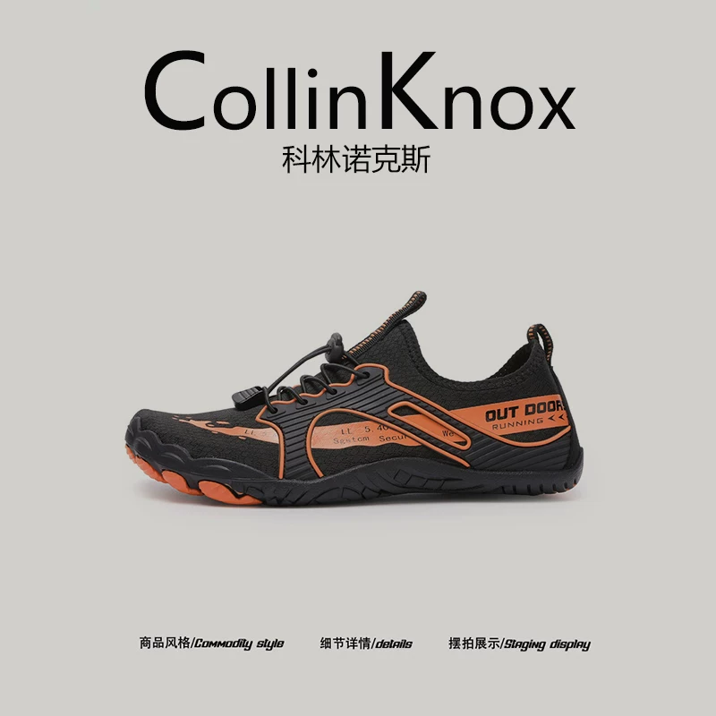 [Sảng khoái và thoáng khí] Mẫu giày mùa hè mới CollinKnox 2026 dành cho các cặp đôi, giày lưới có dây thun, giày đi dạo dưới nước