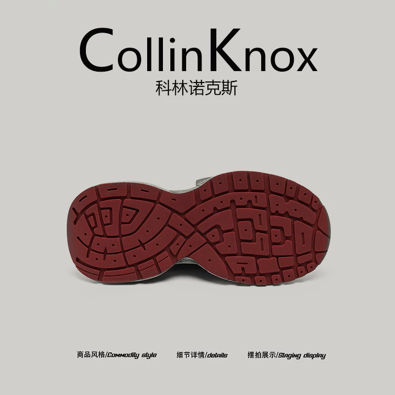 [Phong cách đường phố] Giày thường ngày mới mùa xuân 2026 của CollinKnox dành cho nam, Giày bố hợp thời trang cổ điển