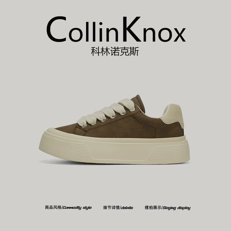 [Khuyến nghị phổ biến] Giày thể thao nam đế dày thời trang chống mài mòn CollinKnox 2026 mùa xuân mới