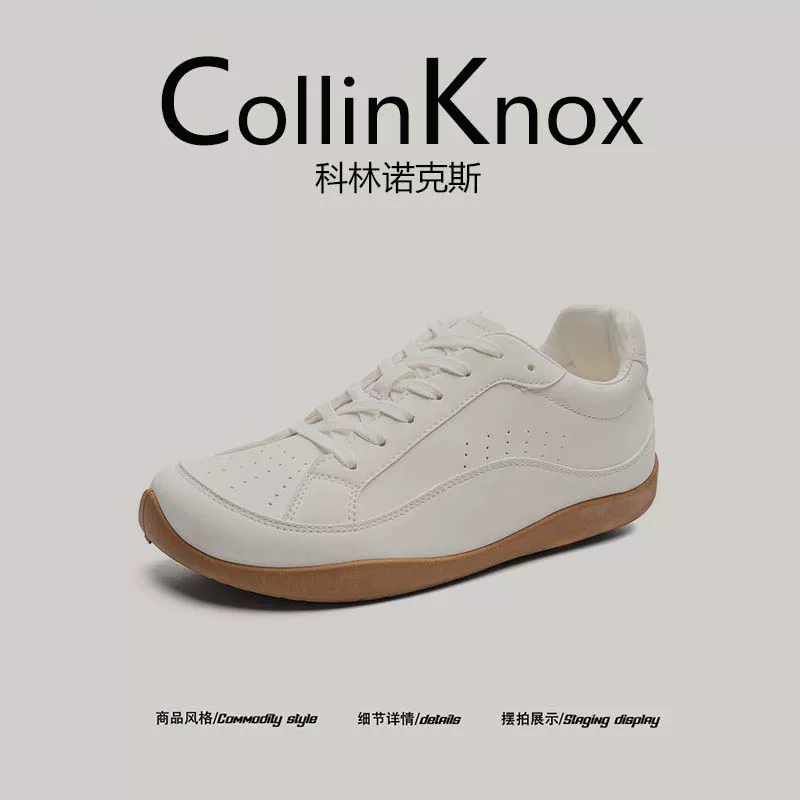 [phong cách cổ điển và đa năng] Giày thường ngày mùa hè mới CollinKnox 2026 dành cho nam, giày đi làm đế mỏng màu sắc tương phản