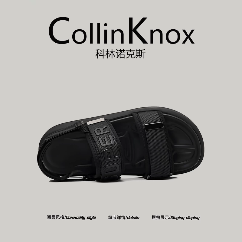 [Chất lượng sang trọng nhẹ nhàng] Dép thể thao thương hiệu thời trang mùa hè mới CollinKnox2025 dành cho nam, giày đi biển ngoài trời