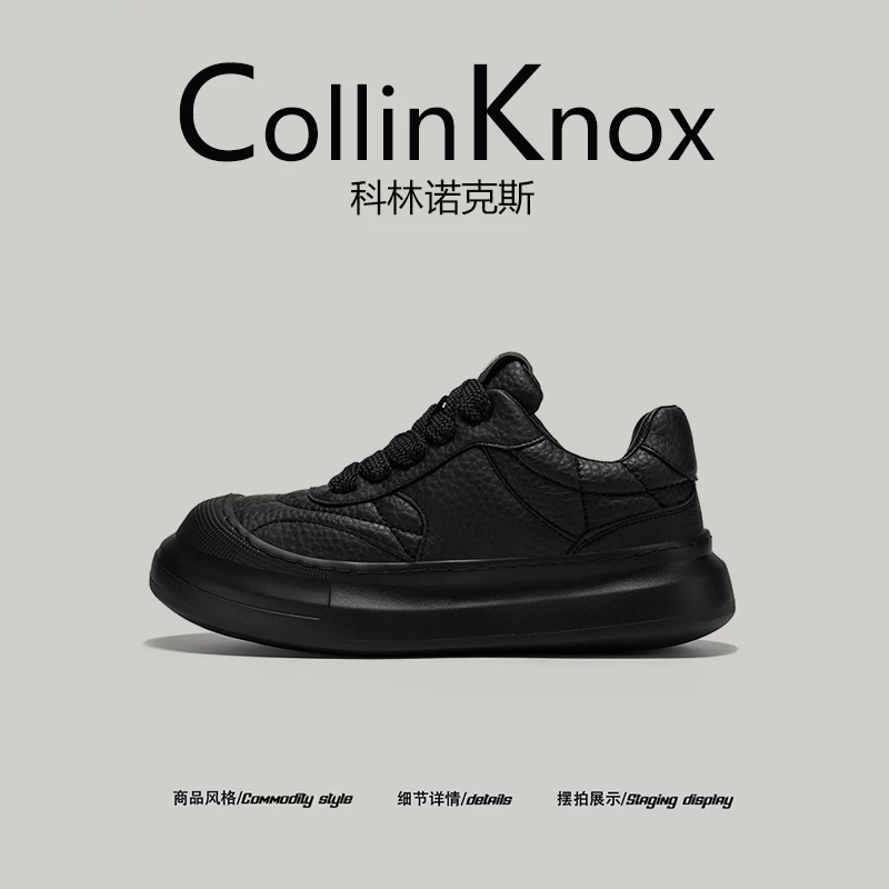 [Sản phẩm mới hợp xu hướng] Giày bố nam CollinKnox Thu/Đông 2025 đế dày tăng chiều cao, giày casual