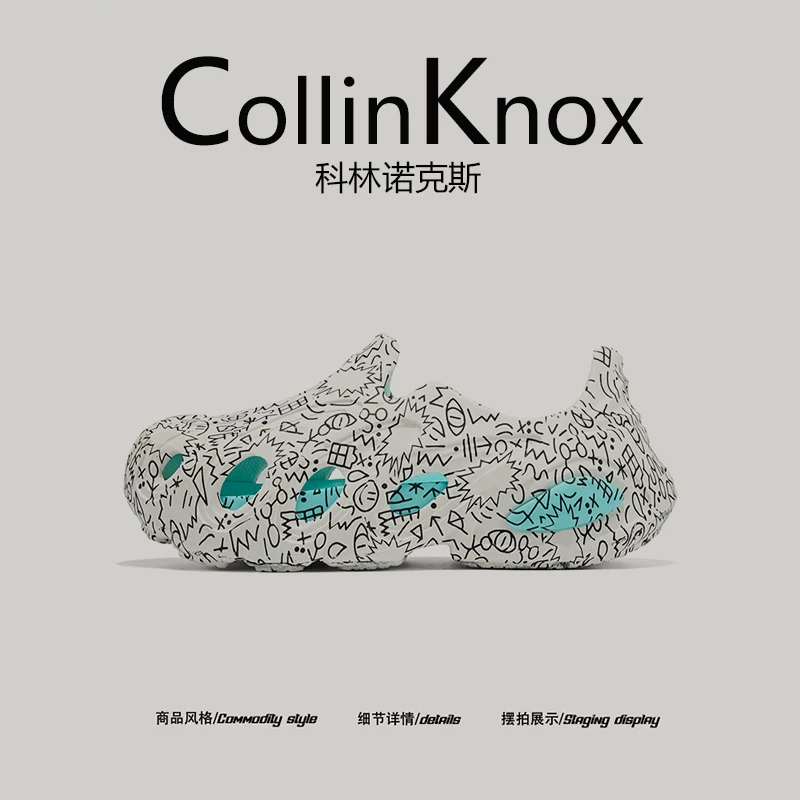 [Phong cách độc đáo không đụng hàng với người khác] CollinKnox 2026 dép nam nữ mới mùa hè, giày câu cá chống thấm nước và chống trượt