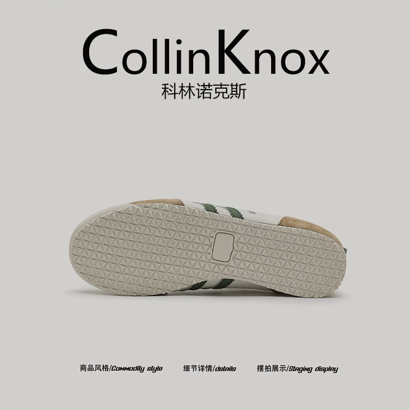 【Phong cách cổ điển và sành điệu】Giày tập luyện kiểu Đức CollinKnox 2025 mới mùa thu dành cho nam Giày vải thoáng khí