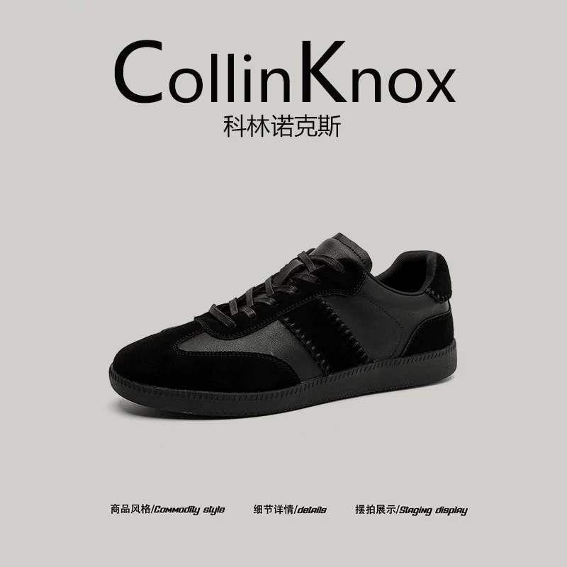 [Dễ mang và dễ phối đồ] Giày nam đi làm mùa hè mới của CollinKnox 2026, giày tập luyện kiểu Đức cổ điển và đa năng