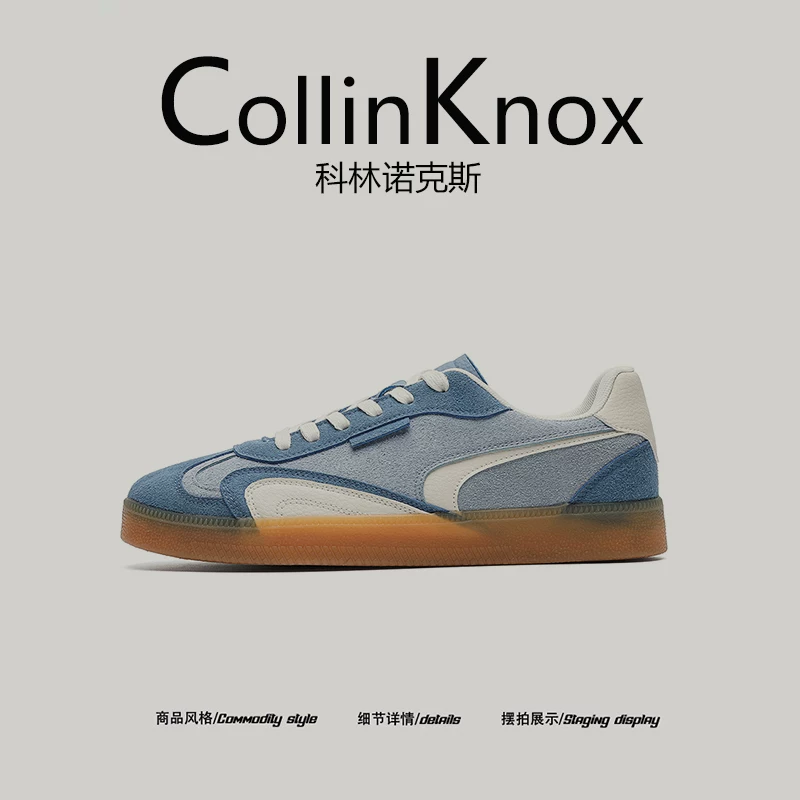 【Sản phẩm mới hợp xu hướng】Giày tập luyện kiểu Đức mới mùa thu 2025 của CollinKnox dành cho nam, Giày thường ngày thiết kế độc đáo