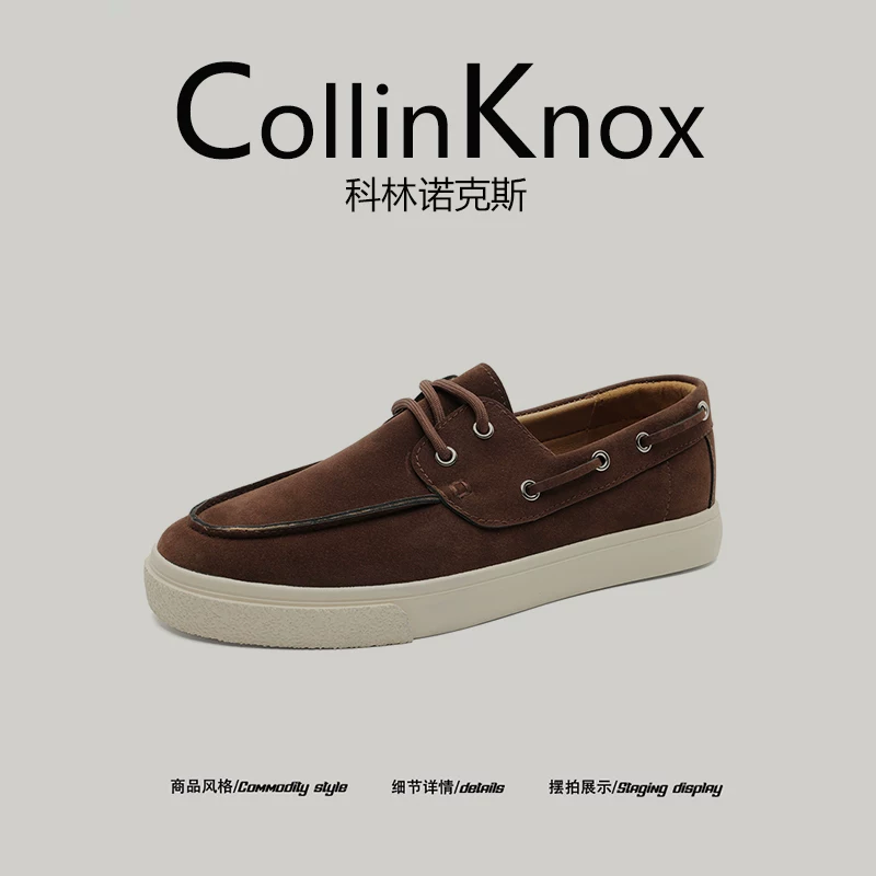 [Sản phẩm hot đa năng] CollinKnox 2026 Giày lười nam mới mùa xuân 2026 Giày thường ngày đơn giản