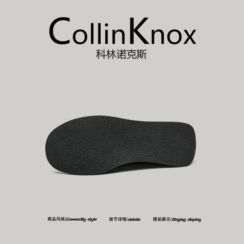 [Phong cách công sở] Giày bố đế mềm CollinKnox 2026 mùa xuân mới dành cho nam