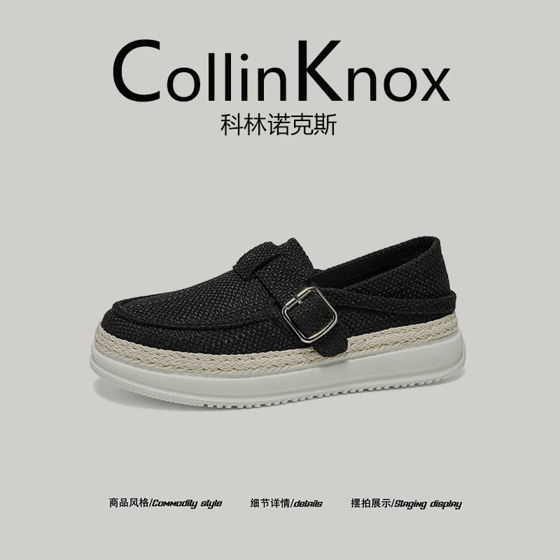 [Khuyến nghị dành cho từng nhóm khách hàng] CollinKnox 2026 Giày ngư dân cỡ lớn dành cho nam mùa hè mới Giày thường ngày dành cho nam giới