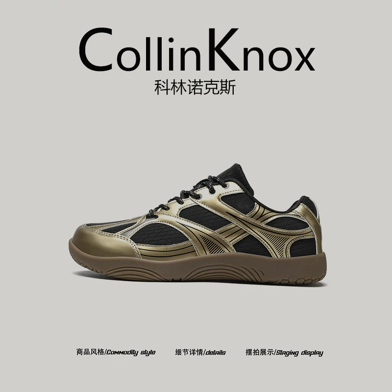 [thời trang và sành điệu] Giày đế thấp nam mới mùa xuân 2026 của CollinKnox có đế chống trượt dành cho sử dụng ngoài trời