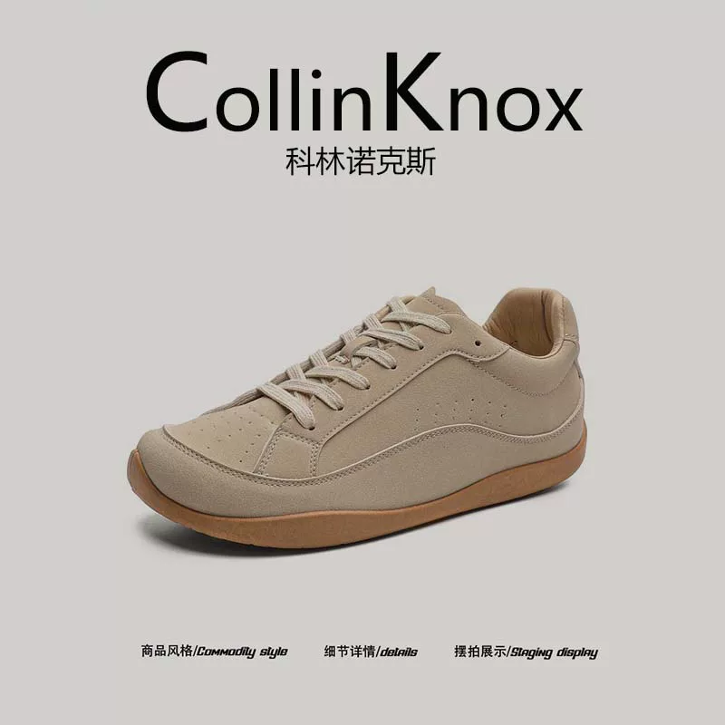 [phong cách cổ điển và đa năng] Giày thường ngày mùa hè mới CollinKnox 2026 dành cho nam, giày đi làm đế mỏng màu sắc tương phản