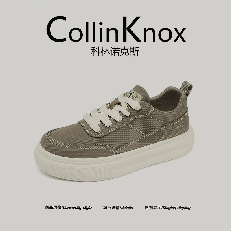 [Chất lượng ngoại thương] CollinKnox 2026 Giày vải thời trang đế dày đa năng mới dành cho nam mùa hè 2026