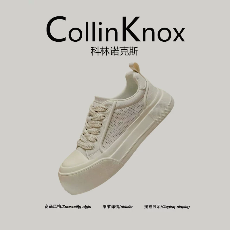 [Phong cách đường phố đa năng] Giày thường ngày tối giản mới của CollinKnox 2026 dành cho nam với thiết kế đế dày và mũi giày rộng.