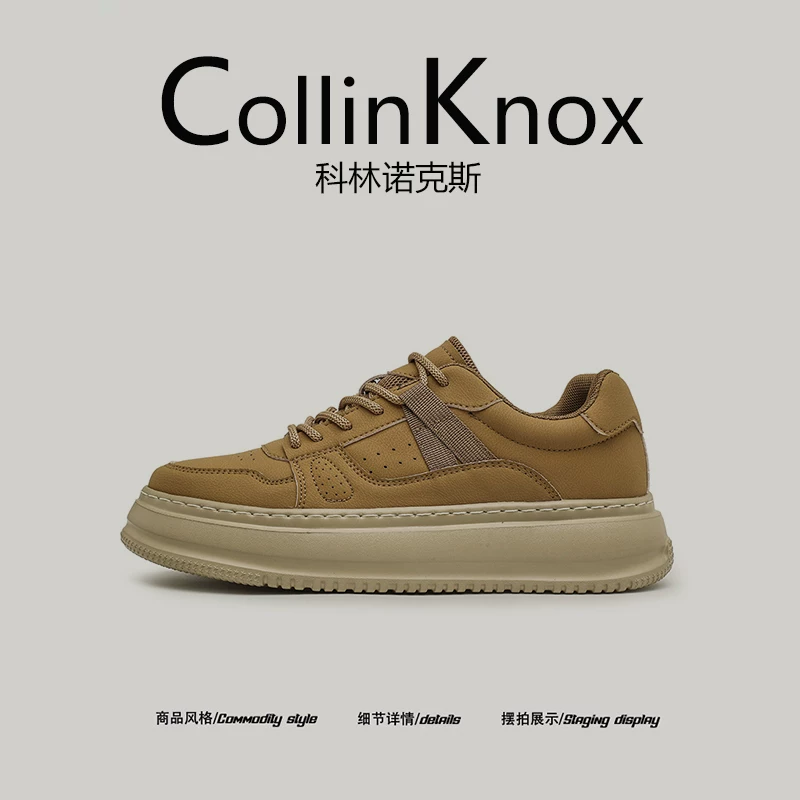 [Chất lượng ngoại thương] CollinKnox 2026 Giày thể thao nam cá tính mới mùa xuân 2026 Giày nam đế dày bằng cao su