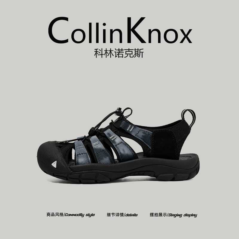 [Siêu nhẹ và thoáng khí] Giày đi bộ đường dài ngoài trời thương hiệu CollinKnox2025 mới hợp thời trang mùa hè dành cho nam giới Giày đi biển mũi kín