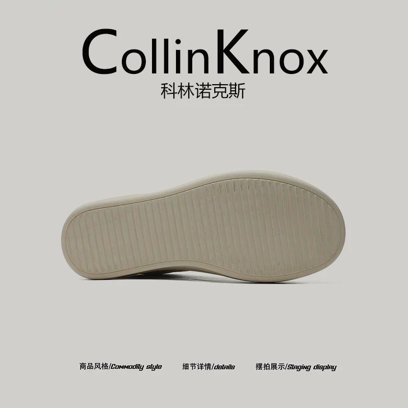 [Chất lượng thương mại quốc tế] Giày thể thao đế dày kiểu mới CollinKnox 2026 mùa xuân, tăng chiều cao ẩn, dành cho nam và nữ, giày đôi
